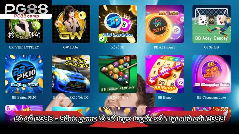 Lô đề PG88 - Sảnh game lô đề trực tuyến số 1 tại nhà cái PG88